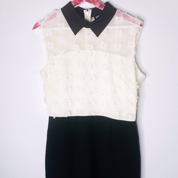 Karl Lagerfeld Dresses & Skirts - Karl Lagerfeld Paris Black White Floral Dress